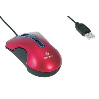 Targus Wired 5-button laser mouse with unique programmable buttons and scroll wheel