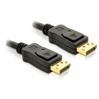 DeLOCK Cable Displayport 3m male - male Gold
