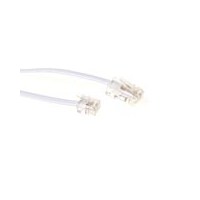 Intronics RJ11 - RJ45 cable, White 5.0m