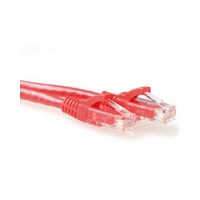 ACT CAT6 UTP patchkabel rood snagless