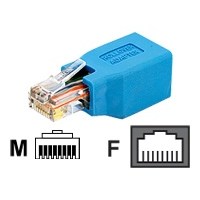 Startech StarTech.com Cisco Console Rollover Adapter for RJ45 Ethernet Cable - Netwerkadapterkabel - RJ-45 (M) - RJ-45 (V) - blauw