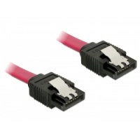 DeLOCK Cable SATA 6 Gb/s 70cm straight/straight red