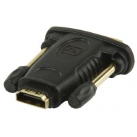 Valueline Valueline kabel adapter: DVI - HDMI-adapter DVI mannelijk - HDMI input zwart