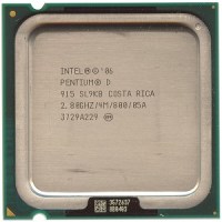 Intel Pentium D Processor 915 (4M Cache, 2.80 GHz, 800 MHz FSB