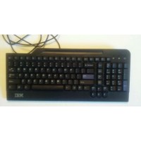 IBM Keyboard PS/2 Black US International