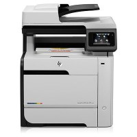 HP Color Laserjet PRO 400 M475DN Printer, including used toner