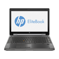 HP  EliteBook 8560w i5-2520M 2.50 GHz/Quadro 1000m/8GB DDR3/128GB SSD/DVDRW/15 inch/US Intl/Windows 10 Pro Mar Com Grade B