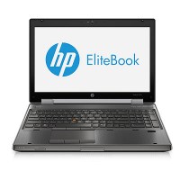 HP EliteBook 8570W I7-3520M 2,90GHz/K1000m/8GB DDR3/160GB SSD/DVDRW/15 inch/US Intl/Windows 10 Pro Mar Com (Grade B)