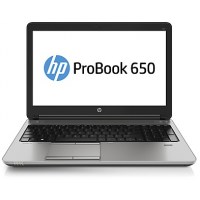 HP ProBook 650 G1 i5 4300U/Intel HD Graphics/4GB DDR3/256GB SSD/DVDRW/15 inch/US Intl/Windows 10 Pro Mar Com (Grade C)